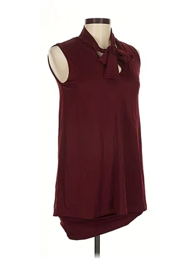 Pre-owned Susana Monaco Casual Dress In Burgundy