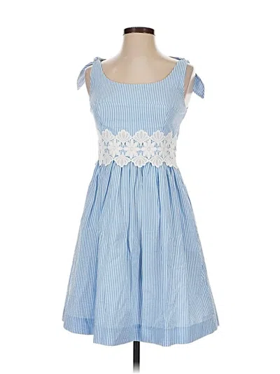 Pre-owned Lilly Pulitzer Casual Dress In Blue