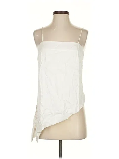 Pre-owned Sancia Sleeveless Blouse In White
