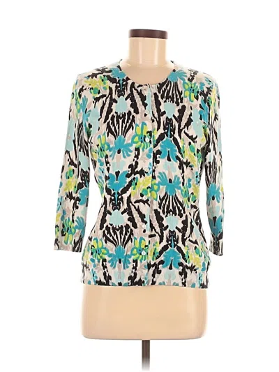 Pre-owned Madison Cardigan Sweater In Blue