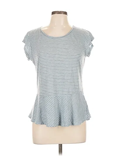 Pre-owned Velvet By Graham & Spencer Short Sleeve T-shirt In Blue