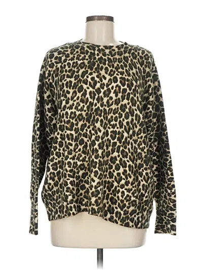 Pre-owned Vince Camuto Pullover Sweater In Brown