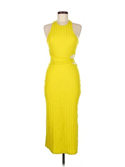 Pre-owned Simkhai Cocktail Dress In Yellow