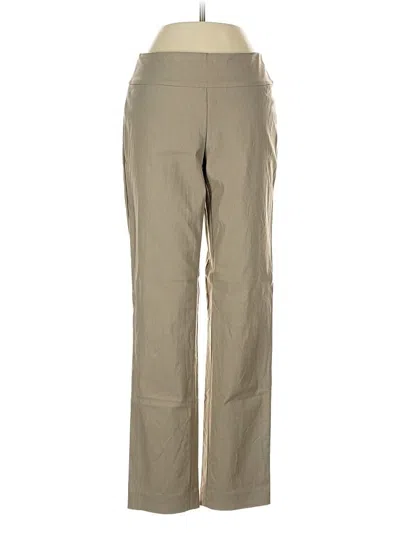 Pre-owned Nic + Zoe Dress Pants In Brown