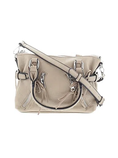 Pre-owned Urban Expressions Leather Satchel In Brown