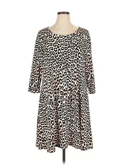 Pre-owned Chico's Casual Dress In Brown