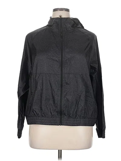 Pre-owned Bcbgmaxazria Track Jacket In Black