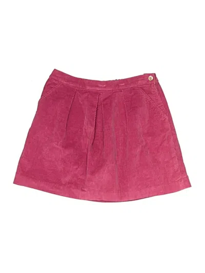 Pre-owned Oscar De La Renta Kids' Skirt In Burgundy