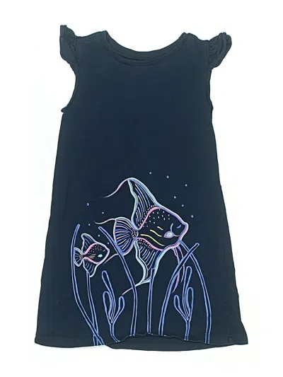 Pre-owned Tea Kids' Dress In Blue