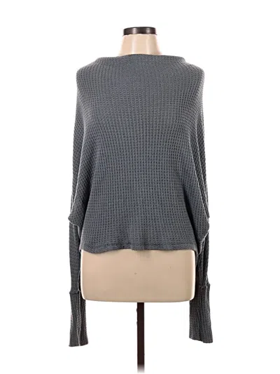 Pre-owned Free People Pullover Sweater In Blue