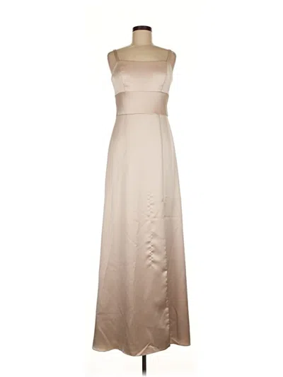 Pre-owned Amsale Cocktail Dress In Brown