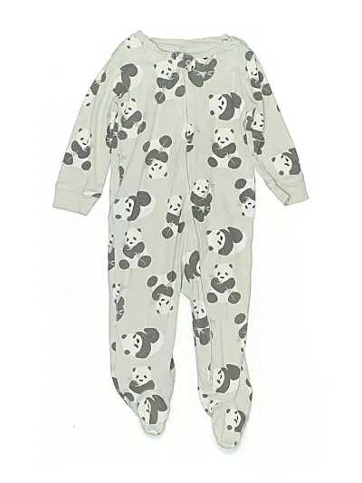 Pre-owned Little Planet Babies' Long Sleeve Onesie In Gray