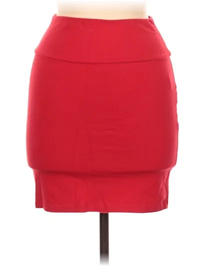Pre-owned Forever 21 Casual Skirt In Red