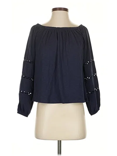 Pre-owned Lilly Pulitzer 3/4 Sleeve T-shirt In Blue