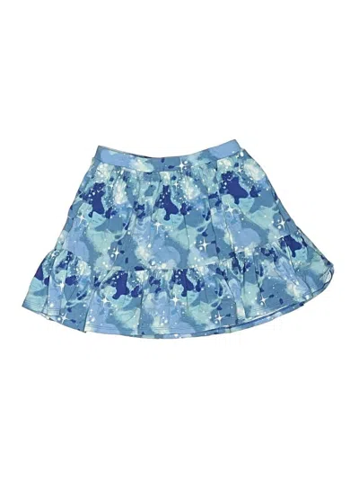 Pre-owned Lands' End Kids'  Active Skirt In Blue