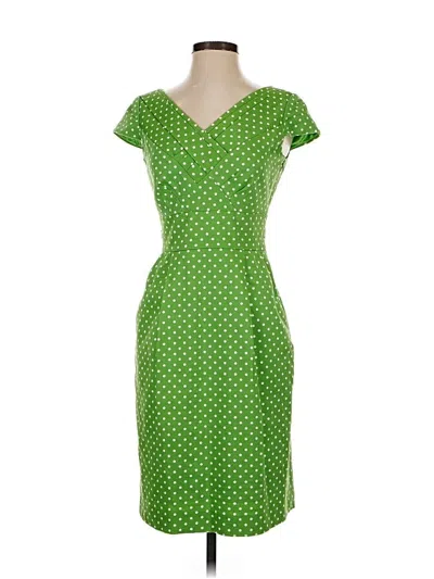 Pre-owned Tahari By Asl Casual Dress In Green