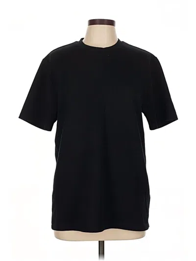 Pre-owned Reiss Short Sleeve T-shirt In Black