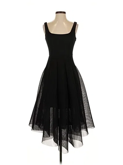 Pre-owned Milly Cocktail Dress In Black