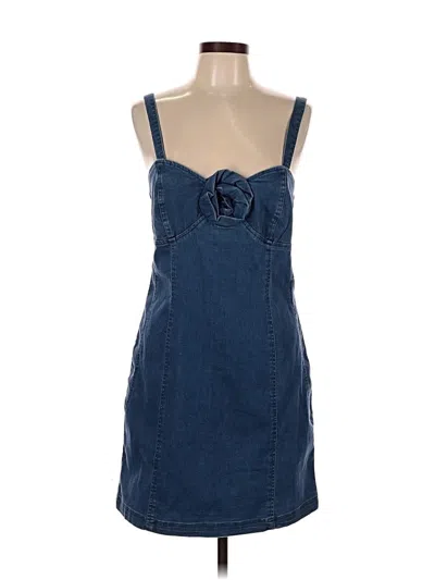Pre-owned Porridge Casual Dress In Blue