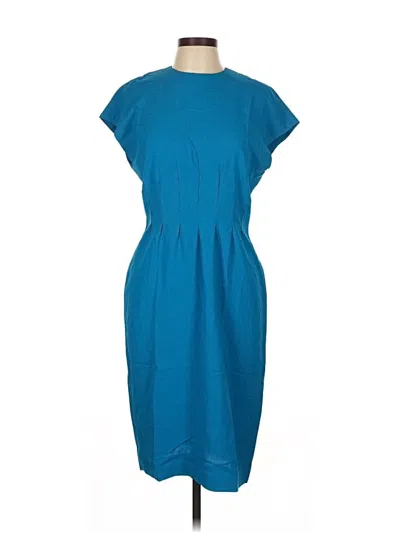 Pre-owned Liz Claiborne Collection Casual Dress In Blue