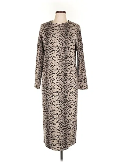 Pre-owned Trafaluc By Zara Casual Dress In Gray