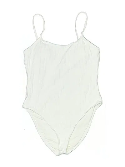 Pre-owned Andie One Piece Swimsuit In White