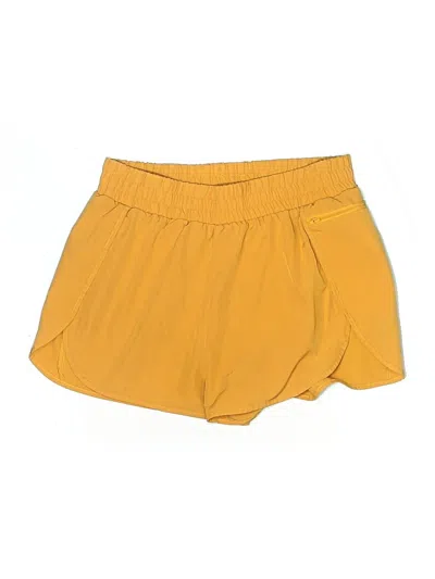 Pre-owned Bloomingdale's Athletic Shorts In Yellow