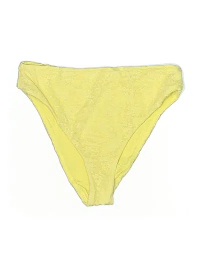 Pre-owned Andie Swimsuit Bottoms In Yellow
