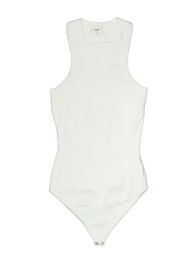 Pre-owned Abercrombie & Fitch Bodysuit In White