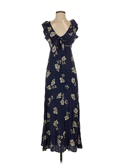 Pre-owned Amuse Society Casual Dress In Blue