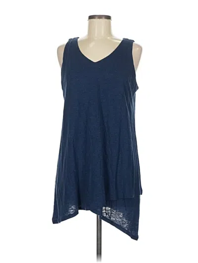Purejill Sleeveless T-shirt In Blue