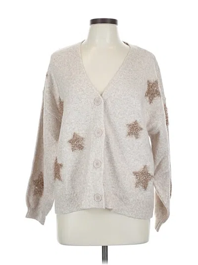 Pre-owned Maurices Cardigan Sweater In Silver