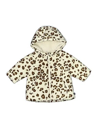 Pre-owned Baby Gap Babies' Snow Jacket In White