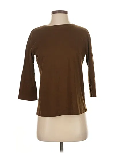 Pre-owned Mm. Lafleur 3/4 Sleeve T-shirt In Brown