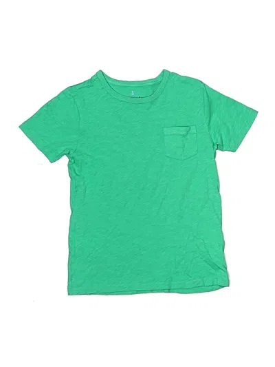 Pre-owned Crewcuts Kids' Short Sleeve T-shirt In Green