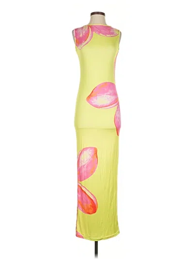 Pre-owned Prettylittlething Cocktail Dress In Green