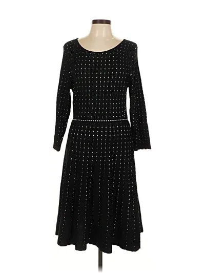 Pre-owned Nina Leonard Casual Dress In Black