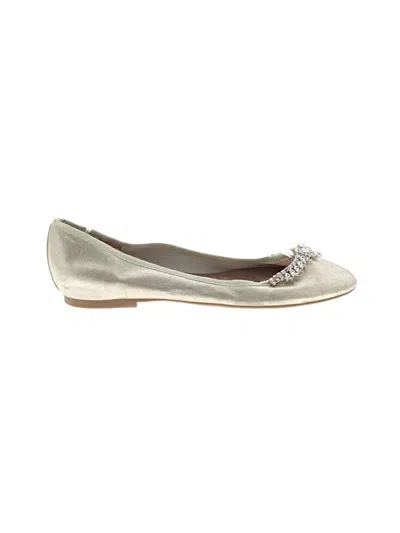 Pre-owned Badgley Mischka Flats In Gold