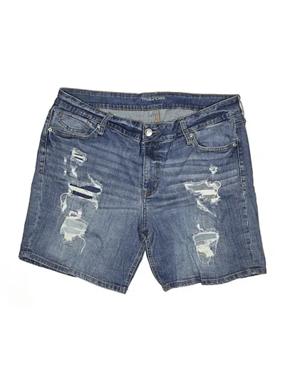 Pre-owned Maurices Denim Shorts In Blue