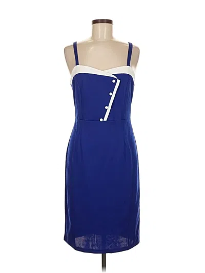 Pre-owned Unbranded Cocktail Dress In Blue