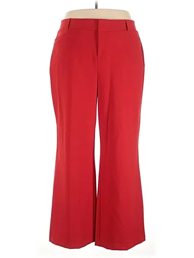 Pre-owned Torrid Dress Pants In Red