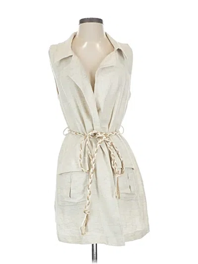 Pre-owned Blu Pepper Vest In White