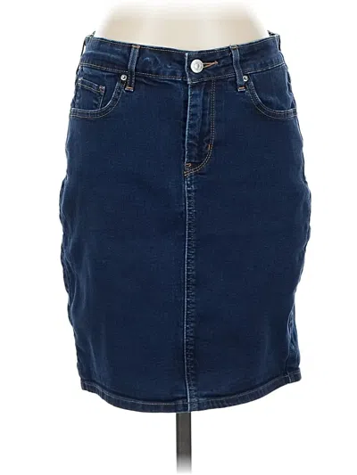 Pre-owned Levi's Denim Skirt In Blue