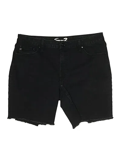 Pre-owned Seven7 Denim Shorts In Black