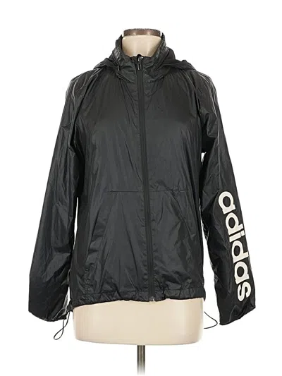 Pre-owned Adidas Originals Windbreaker Jacket In Black