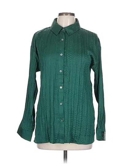 Entro Long Sleeve Blouse In Green