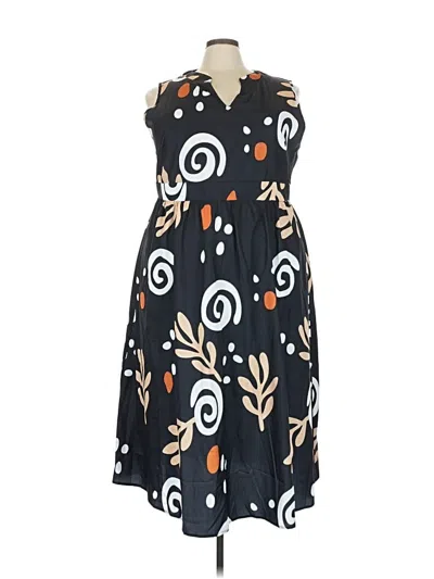 Pre-owned Bloomchic Casual Dress In Black