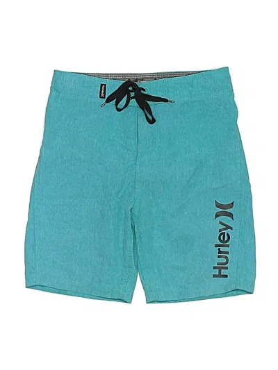 Pre-owned Hurley Kids'  Board Shorts In Blue