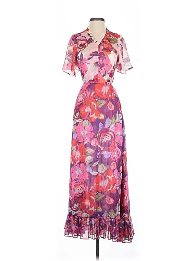 Pre-owned Misa Casual Dress In Pink