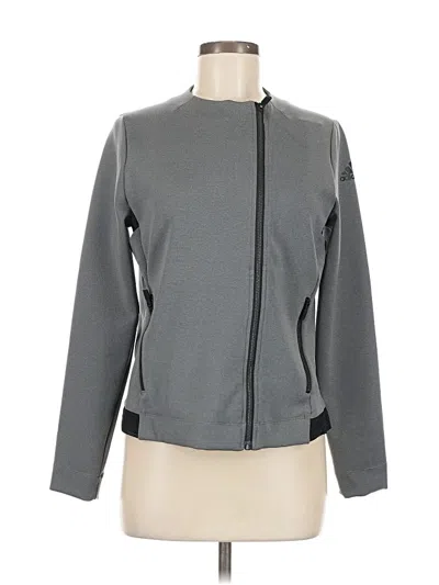 Pre-owned Adidas Originals Cardigan Sweater In Gray